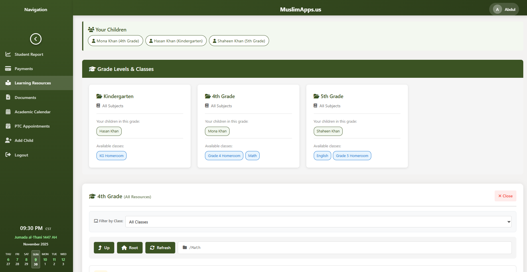 Parent Portal